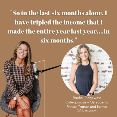 "So in the last six months alone, I have tripled the income that I made the entire year last year....in six months."