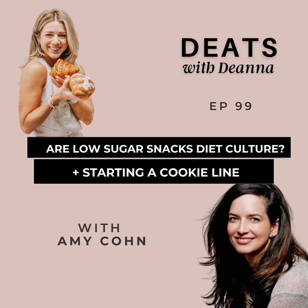 Are Low Sugar Snacks Diet Culture? + Starting a Cookie Line