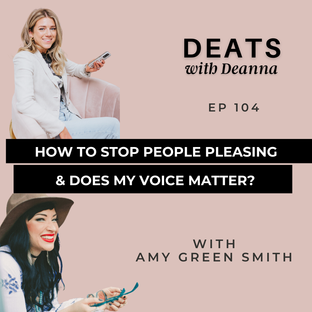 How To STOP PEOPLE PLEASING & Does My Voice Matter?