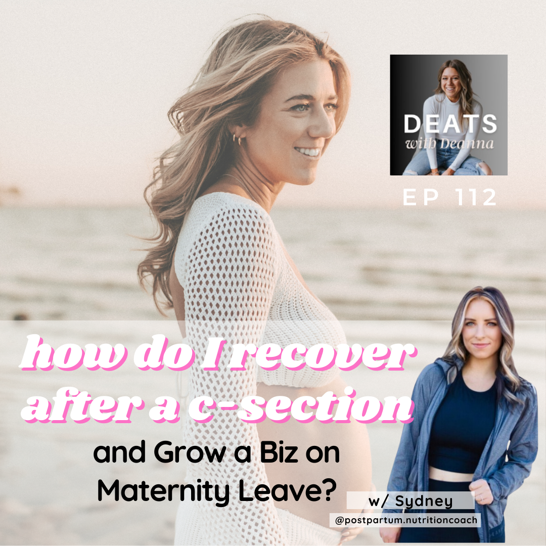 How Do I recover After A C-Section And Grow A Biz On Maternity Leave?